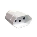PINO PLUG FÊMEA COM TERRA ILUMI