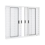 VENEZIANA DE ALUMÍNIO BRANCO 6 FOLHAS 1,00X1,00