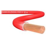 FIO CABO FLEXSIL 1,5MM COM 10 METROS VERMELHO
