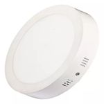 LUMINARIA PLAFON DE SOBREPOR REDONDA 12W 6500K