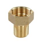 BUCHA DE AUMENTO METAL AMARELA 1/2 X 3/4