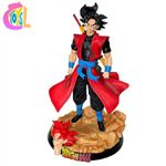 Dragon Ball: Estátua Original de Goku em PVC de 33cm - Um Modelo Exclusivo de Duas Cabeças para Crianças