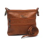 Bolsa Feminina Caramelo Com Divisões Lana Pimenta