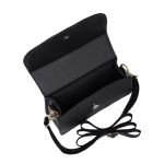 Bolsa Mini Bag Bolsinha Preto Pequena Feminina De Mão E Transversal Festa Sofisticada 