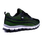 Tenis Esportivo Preto e Verde Confortavel Ascencion Lege 21