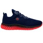 Tênis Ghost 2 Masculino e Feminino Esportes Marinho e Vermelho Ascension 