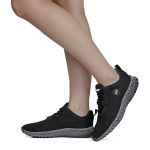 Tênis Ghost 2 Feminino Esportes e Caminhada Brilho Preto Ascension 