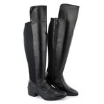 Bota Montaria Feminina 11563 Conforto Macia Over Casual Preto BR2