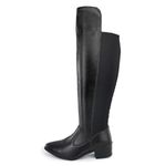 Bota Montaria Feminina 11563 Conforto Macia Over Casual Preto BR2