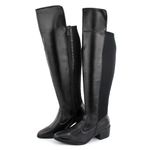 Bota Montaria Feminina 11563 Conforto Macia Over Casual Preto BR2