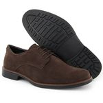 Sapato Casual Social Masculino Oxford Camurça Cafe - Br2