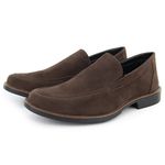 Sapato Casual Social Masculino Oxford Camurça Cafe - Br2 1702