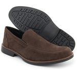 Sapato Casual Social Masculino Oxford Camurça Cafe - Br2 1702