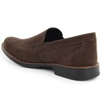 Sapato Casual Social Masculino Oxford Camurça Cafe - Br2 1702