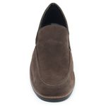Sapato Casual Social Masculino Oxford Camurça Cafe - Br2 1702