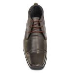 Sapato Bota Social Masculina Couro Café Confort BR2