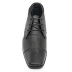 Sapato Bota Social Masculina Couro Preta Confort BR2
