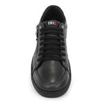 Sapatenis Masculino Conforto Couro Preto Ziper BR2