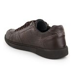 Sapatenis Masculino Conforto Couro Café Ziper BR2