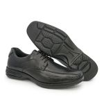 Sapato Social Sport Fino Masculino Couro Preto Conforto BR2
