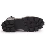 Coturno Bota Feminina Plataforma Camurça Preto 2037 Tradorada Confort Bruna Paula