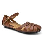 Sapatilha Feminina Couro Whisky Bico Redondo 3000 Confort Bruna Paula