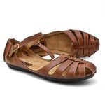 Sapatilha Feminina Couro Whisky Bico Redondo 3000 Confort Bruna Paula