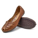 Sapatilha Feminina Couro Whisky Bico Redondo 3001 Confort Bruna Paula