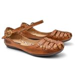 Sapatilha Feminina Couro Whisky Bico Redondo 3004 Confort Bruna Paula