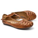 Sapatilha Feminina Couro Whisky Bico Redondo 3004 Confort Bruna Paula