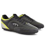 Chuteira De Salão Masculina EGM Flex Society Preto e Verde Limão