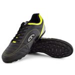Chuteira De Salão Masculina EGM Flex Society Preto e Verde Limão