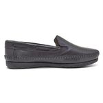 Mocassim Sapatilha Masculino Couro Preto Granado