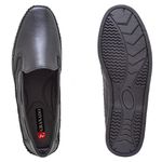 Mocassim Sapatilha Masculino Couro Preto Granado