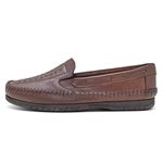 Mocassim Sapatilha Masculina Couro Conhaque Granado