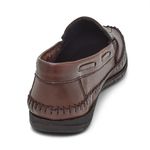 Mocassim Sapatilha Masculina Couro Conhaque Granado