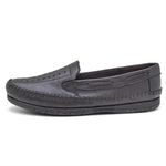 Mocassim Sapatilha Masculina Couro Preto Granado