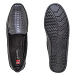 Mocassim Sapatilha Masculina Couro Preto Granado