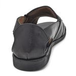 Sandália Masculina Couro Preto Extra Conforto Granado