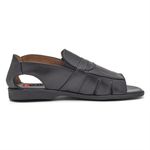 Sandália Masculina Couro Preto Extra Conforto Granado