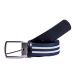 Cinto Dupla Face Masculino de Elastico Azul e Gelo Streetman