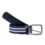 Cinto Dupla Face Masculino de Elastico Azul e Gelo Streetman