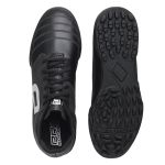 Kit Chuteira Confort Futebol para Grama Preto e Branco + Relogio DIGITAL