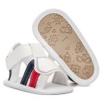 Sandália Bebe Baby Menino Conforto Primeiros Passos Branco