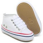 Sapato Tênis Bebe Baby Conforto Primeiros Passos Branco