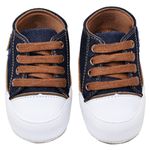 Sapato Tênis Bebe Baby Estrela Conforto Primeiros Passos Azul Marinho