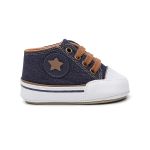 Sapato Tênis Bebe Baby Estrela Conforto Primeiros Passos Azul Marinho