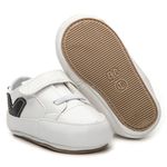 Sapato Tênis Conforto Bebe Baby Menino Primeiros Passos Preto