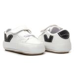 Sapato Tênis Conforto Bebe Baby Menino Primeiros Passos Preto
