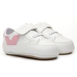 Sapato Tênis Conforto Bebe Baby Menino Primeiros Passos Rosa